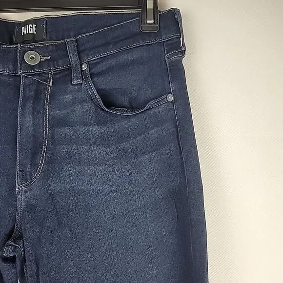Paige Lennox Jeans Mens 32x29 Slim Fit Dominic Dark Wash Stretch Denim - Picture 3 of 9